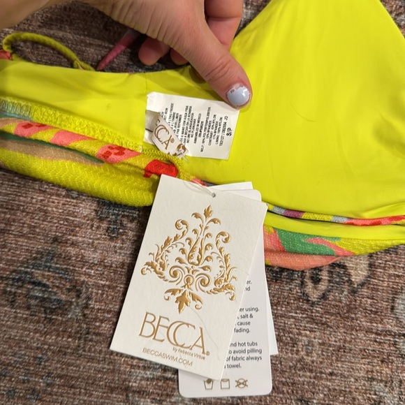 BECCA by Rebecca Virtue • NWT Costa Bella Bikini Top - Picture 10 of 11